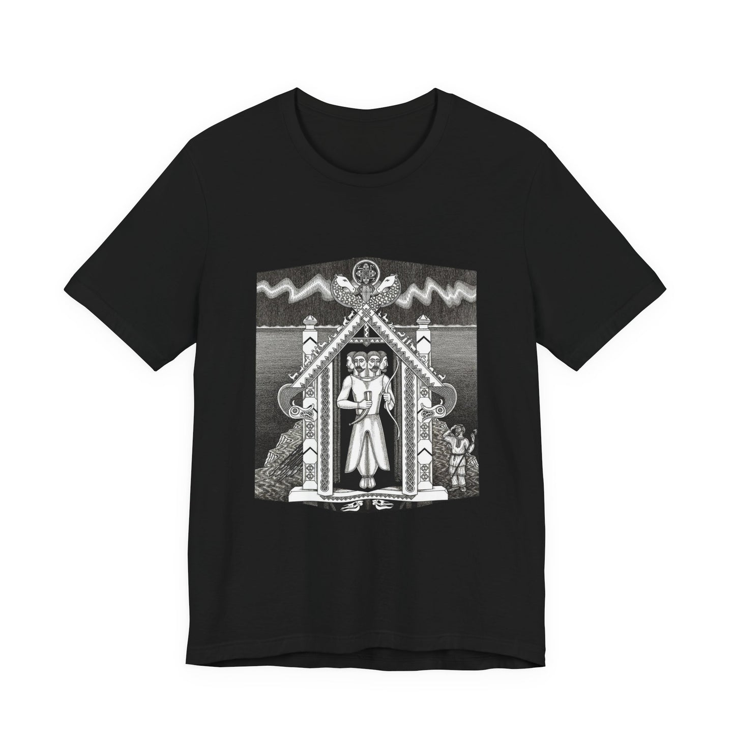 slavic deity svetovit, svantevid tshirt, pagan religion, slavic god tshirt