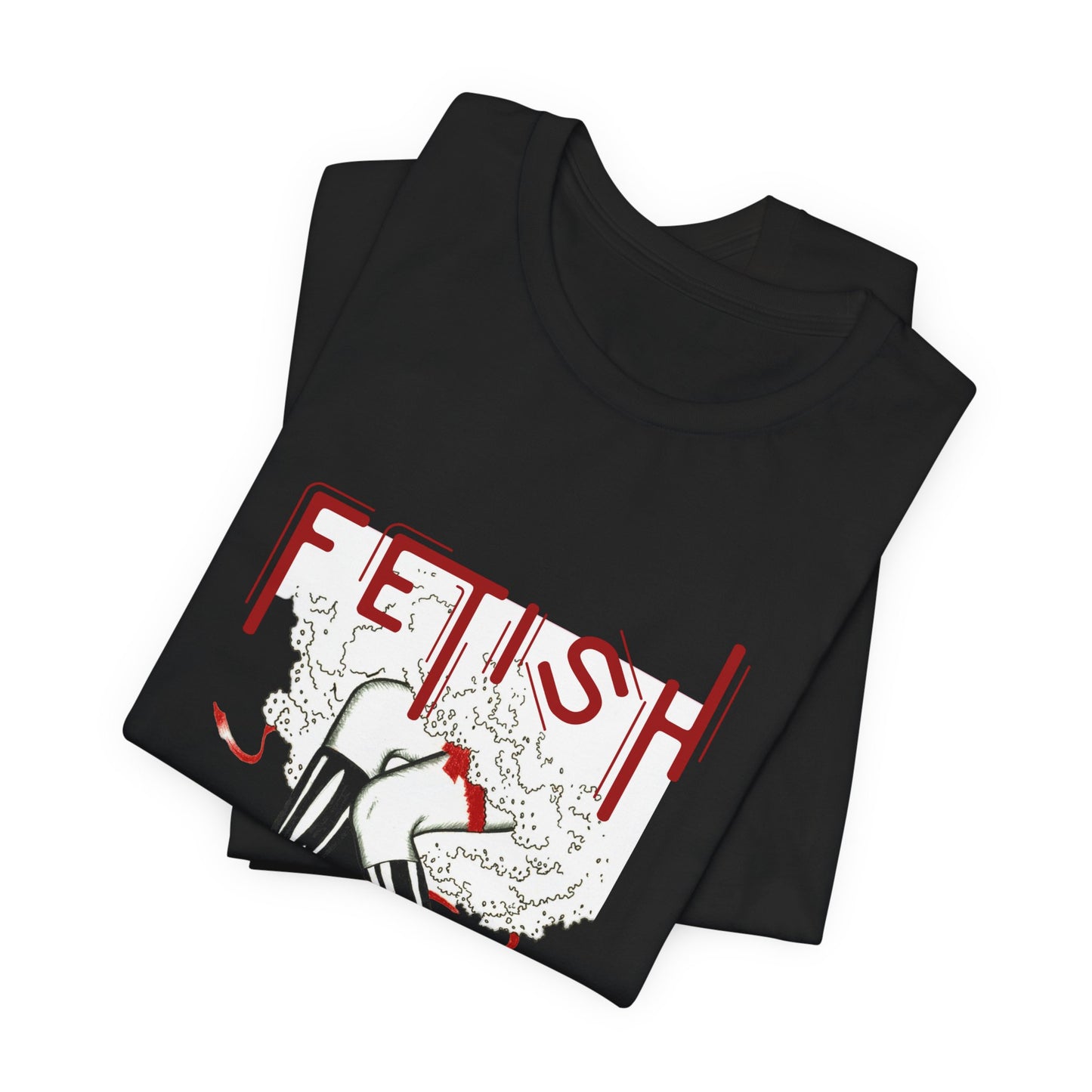 Vintage Fetish Bondage Graphic Print Tee, Unisex Top, Foot Fetish T-Shirt, Stiletto Heel