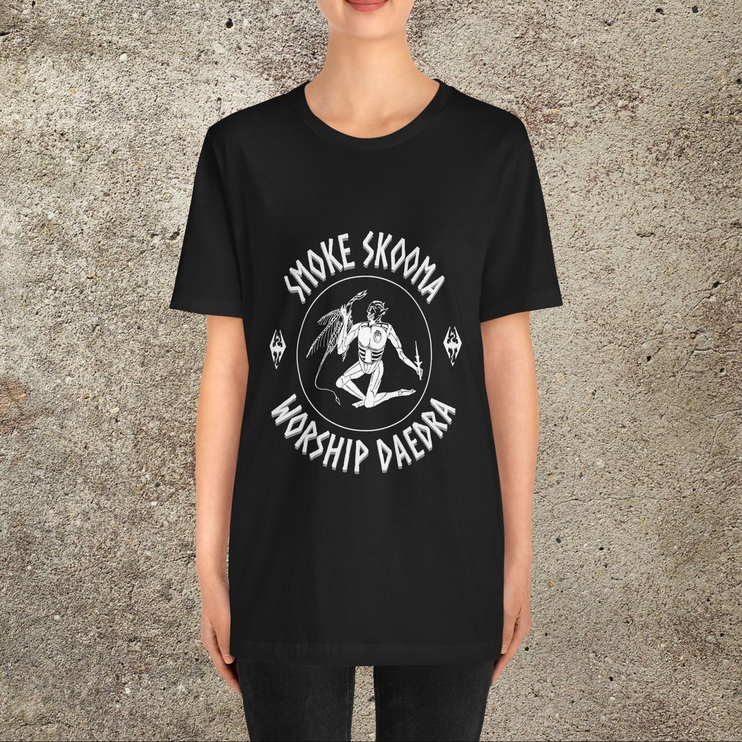 smoke skooma worship daedra, gamer tee, elders scrolls print