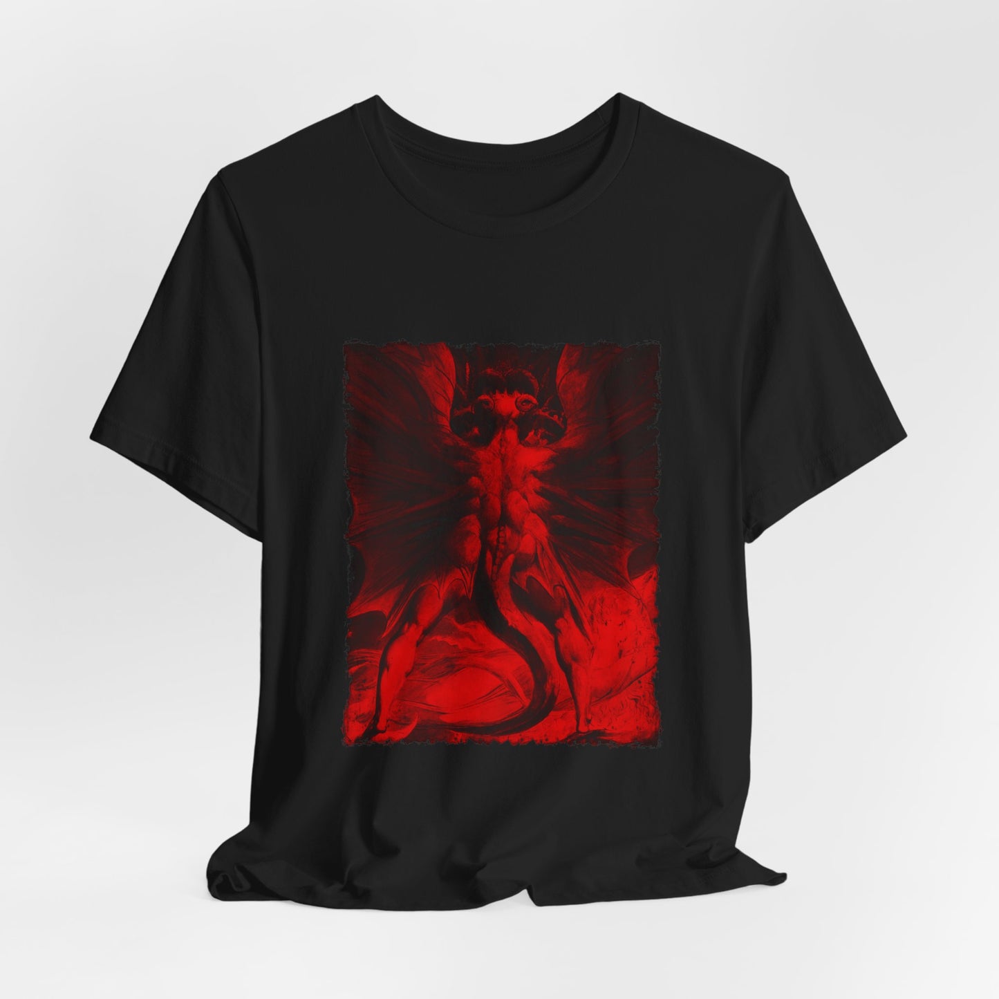 the great red dragon, william blake occult graphic tee, gothic unisex top