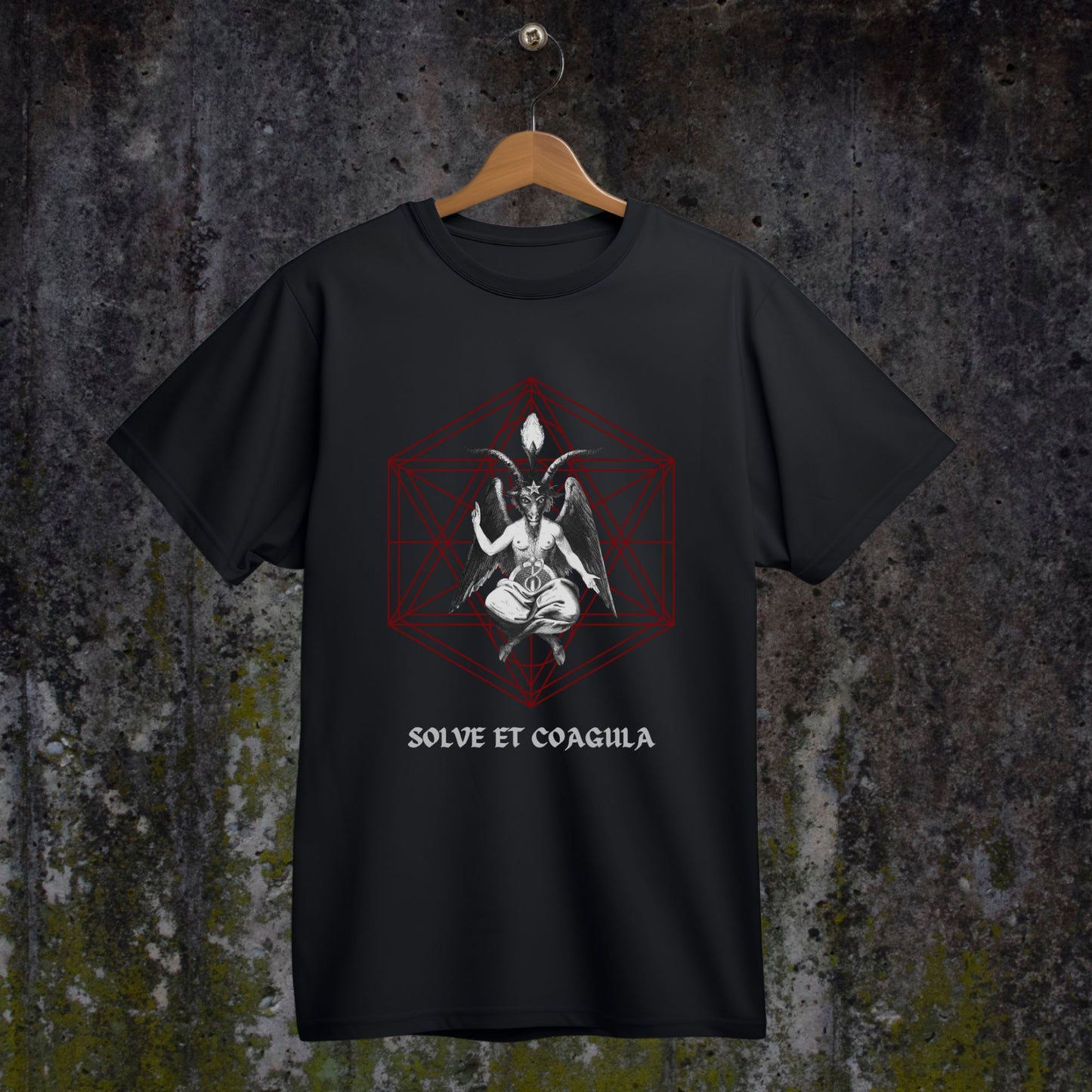 Baphomet solve et coagula alchemy t-shirt, occult tee, satanic, unisex tshirt