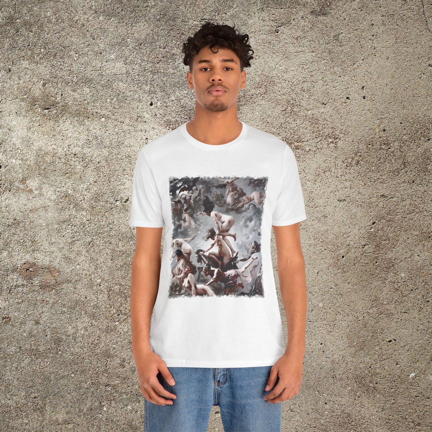 Witches Sabbath Graphic Tee, Witchcraft Sabbath, Victorian Unisex Top, Gothic Print T-Shirt