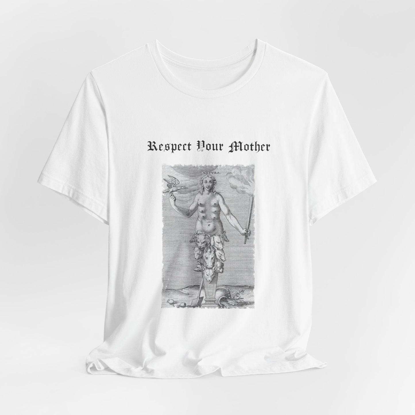 Mother Nature Graphic Tee, Respect Your Mother, Alchemy Print Unisex Top