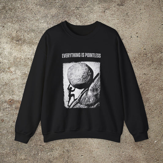 Sisyphus T-Shirt, Existentialist print swater, Philosophy sweater, Unisex Graphic Top