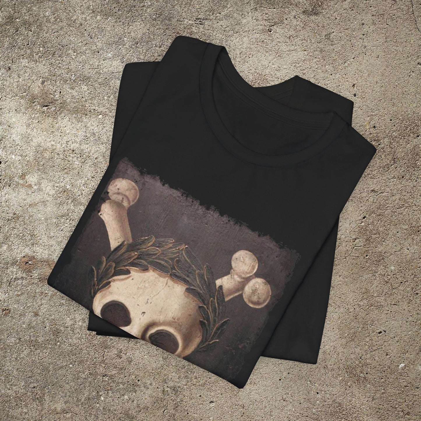 Black Death Skull T-Shirt, Plague Graphic Skull T-Shirt, Medieval Print Unisex Top, Triumph of Death Tee