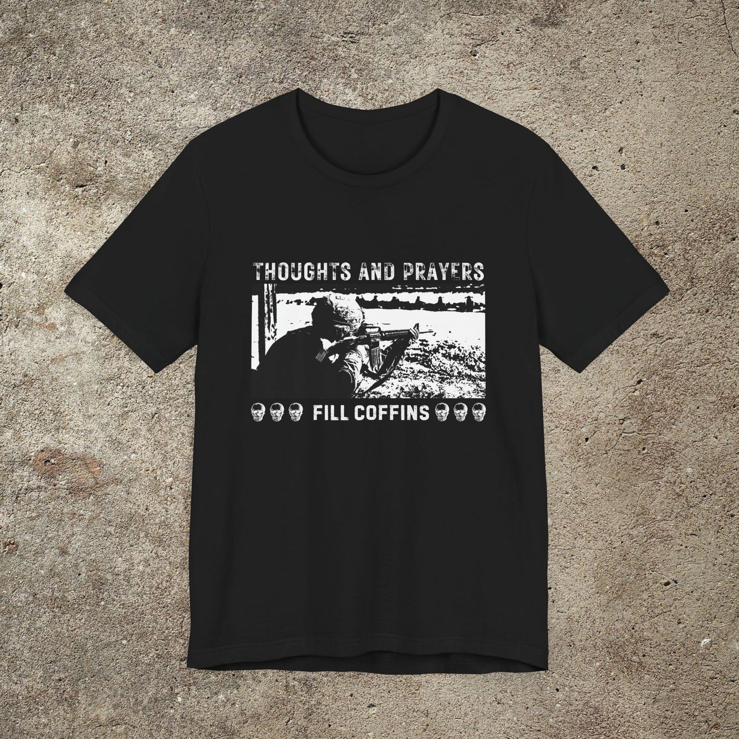 Anti War Graphic Unisex Top, Activist Shirt, Radical Print Tee, Political Print Top