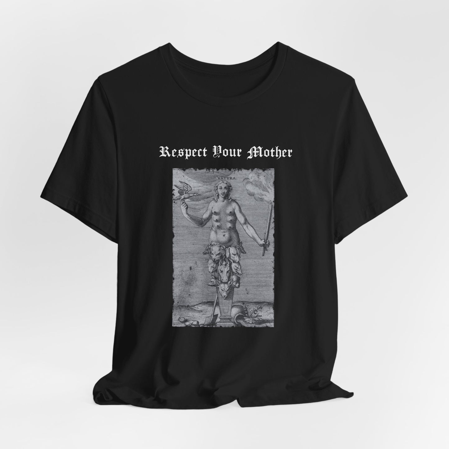 Mother Nature Graphic Tee, Respect Your Mother, Alchemy Print Unisex Top