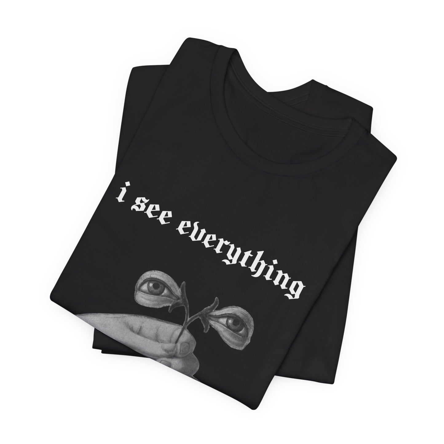 i see everything, sarcastic tshirt, medieval tee, unisex