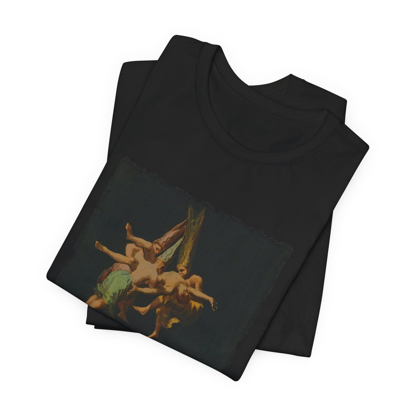 Witches Sabbat Occult Graphic T-Shirt, Satanist Unisex Tee, Gothic Medieval Print Top