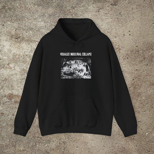 Visualize Industrial Collapse, Anarchist Unisex T-Shirt, Anti Capitalist Graphic Tee