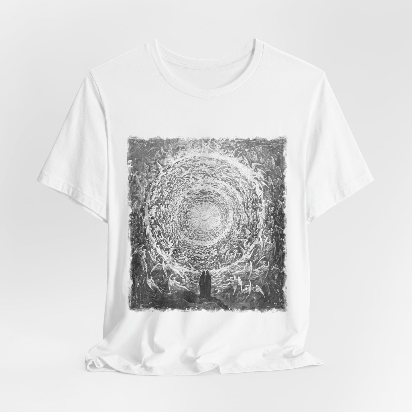 Gustave Doré Unisex T-Shirt, Divine Comedy Shirt, Dante Alighieri Shirt, Occult  Graphic Print T-Shirt