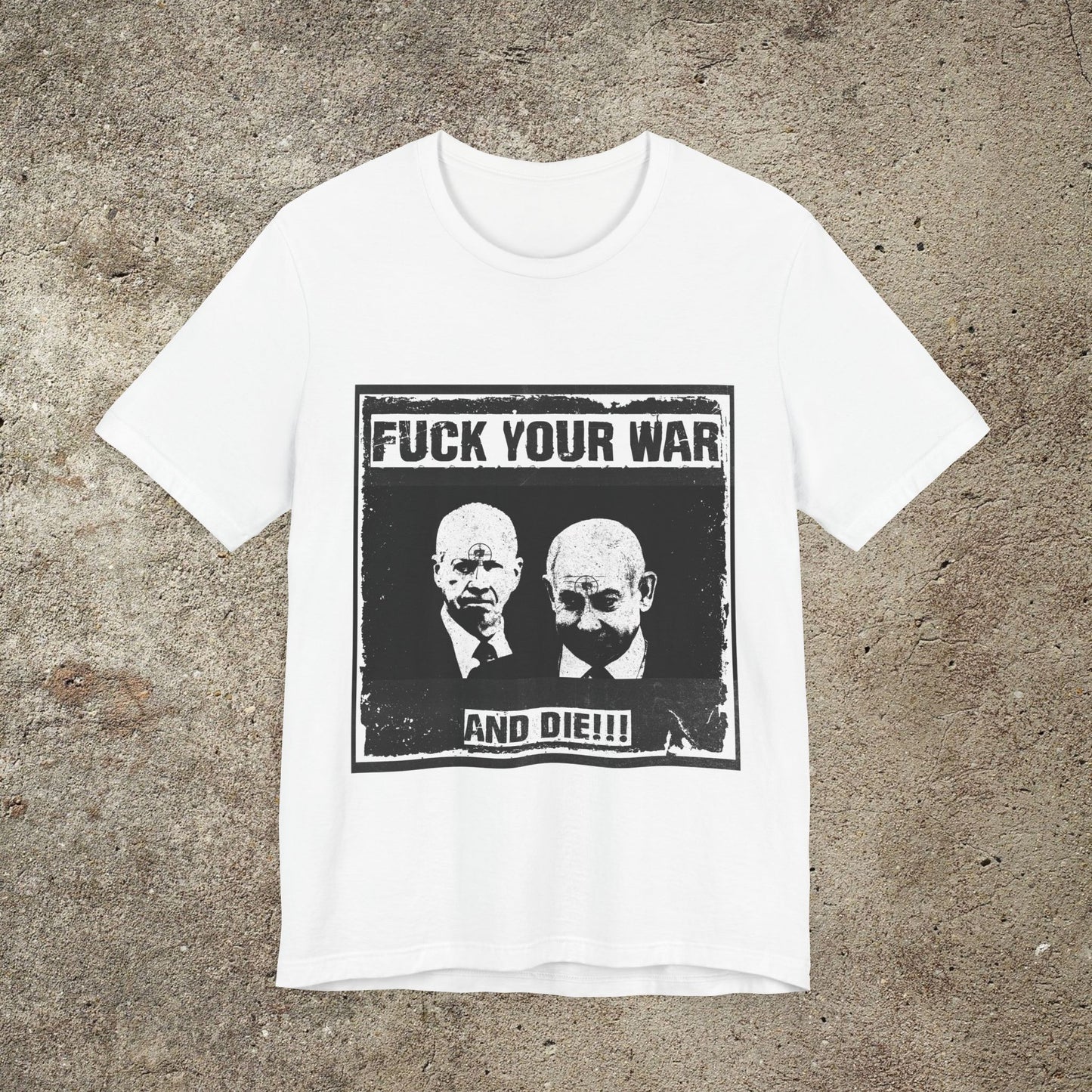 Anti War Graphic Print T-shirt, Graphic Unisex Top, Human Rights Shirt, Activist Tee