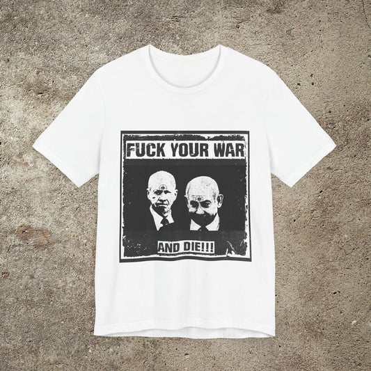 Anti War Graphic Print T-shirt, Graphic Unisex Top, Human Rights Shirt, Activist Tee