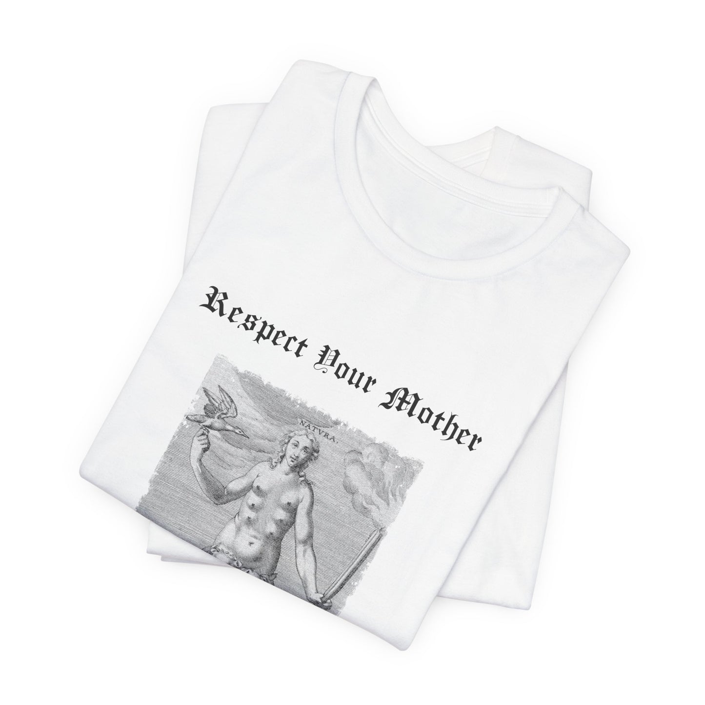 Mother Nature Graphic Tee, Respect Your Mother, Alchemy Print Unisex Top