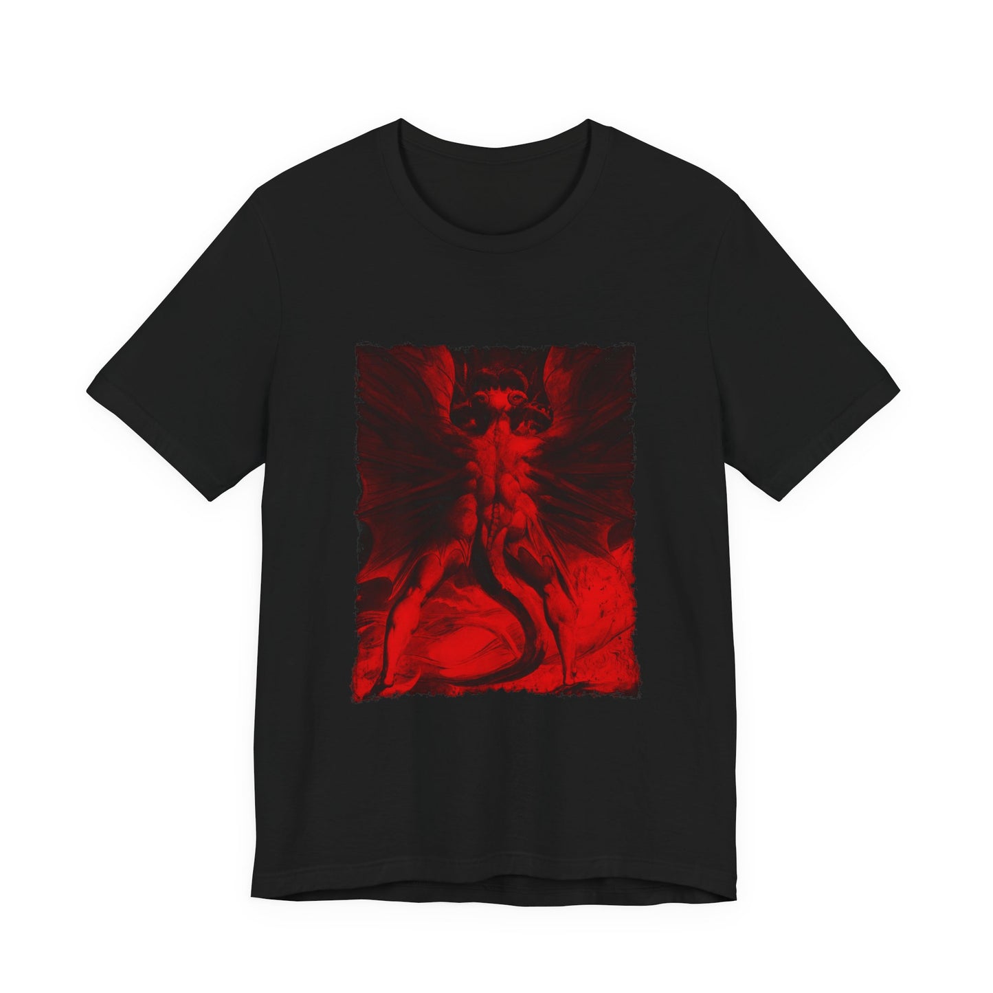 the great red dragon, william blake occult graphic tee, gothic unisex top