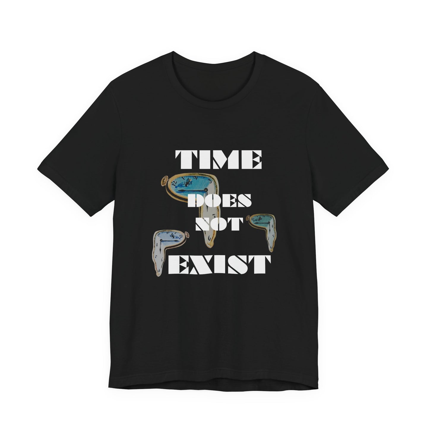 time does not exist, methaphysical print, unisex tshirt, philosophical tshirt