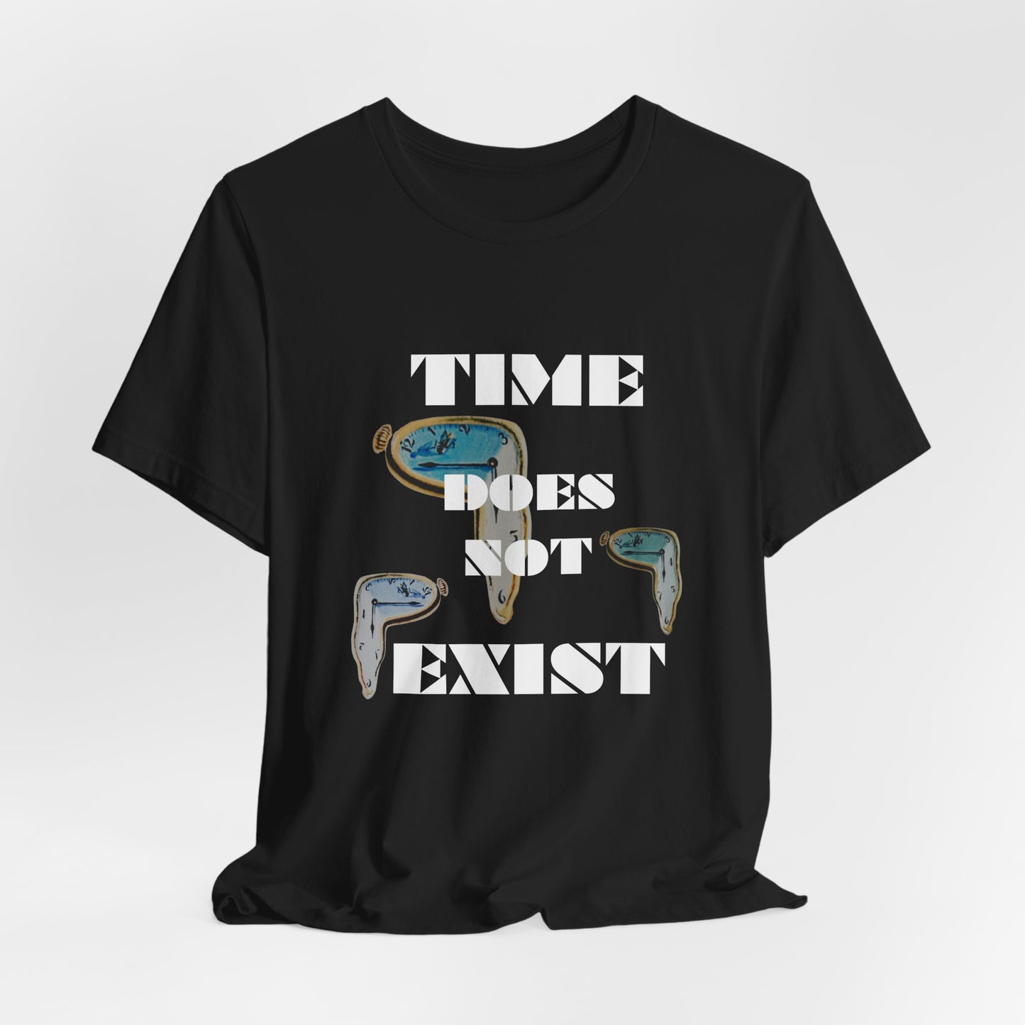 time does not exist, methaphysical print, unisex tshirt, philosophical tshirt