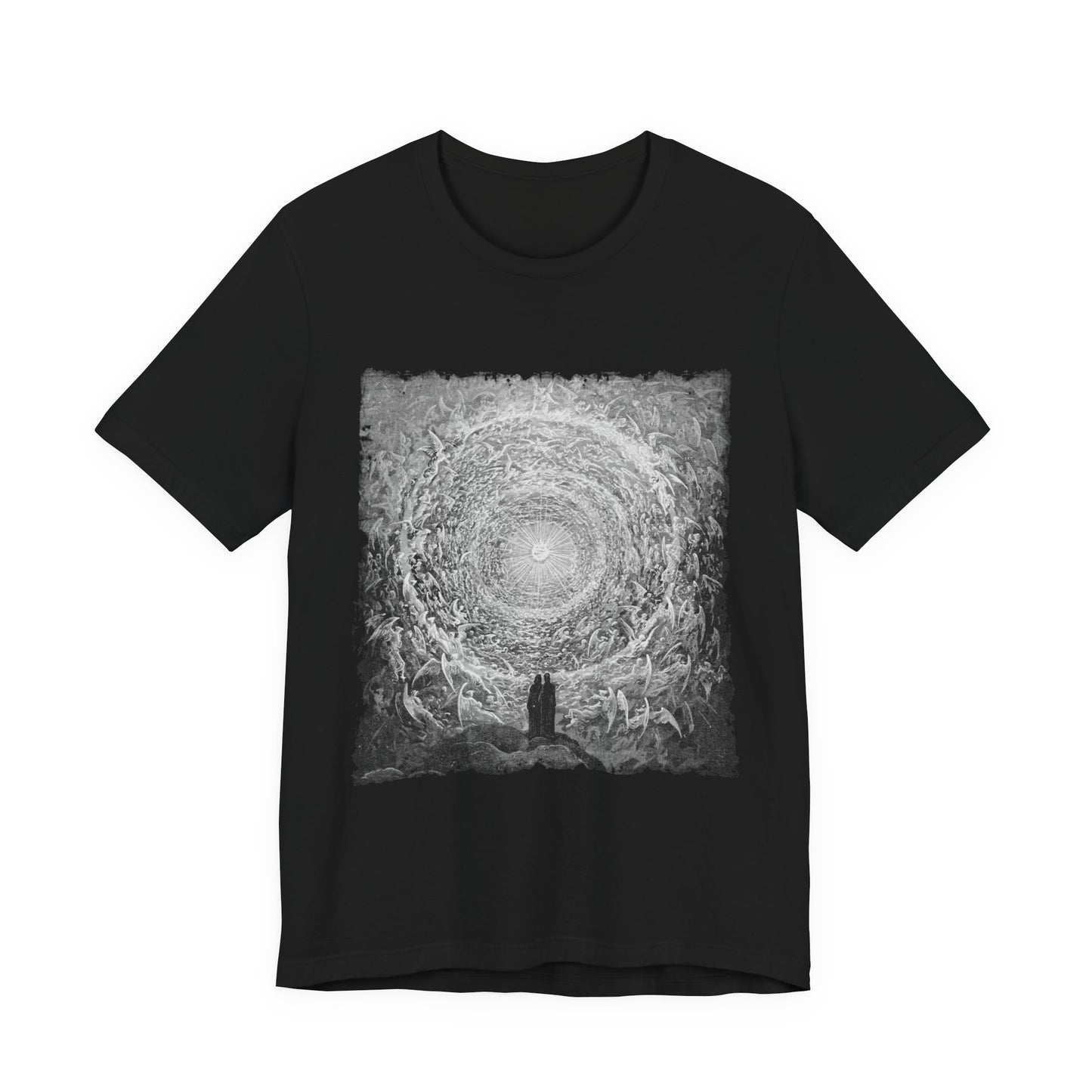 Gustave Doré Unisex T-Shirt, Divine Comedy Shirt, Dante Alighieri Shirt, Occult  Graphic Print T-Shirt