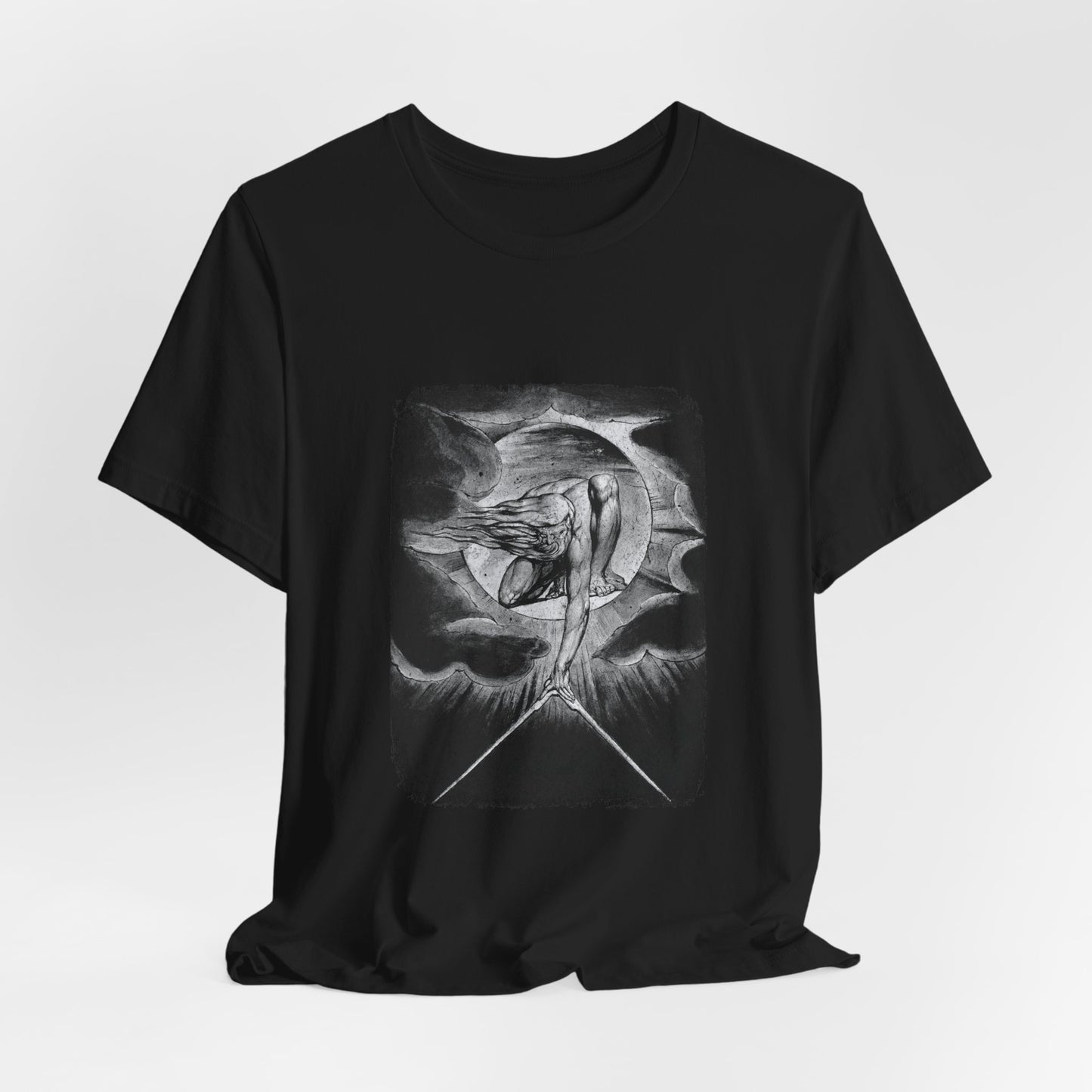 occult graphic tee, urizen print tshirt, mythology print, unisex top