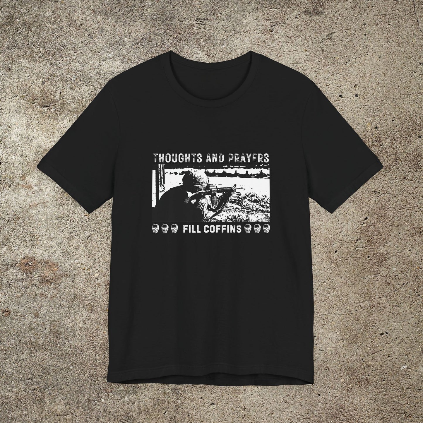 Anti War Graphic Unisex Top, Activist Shirt, Radical Print Tee, Political Print Top