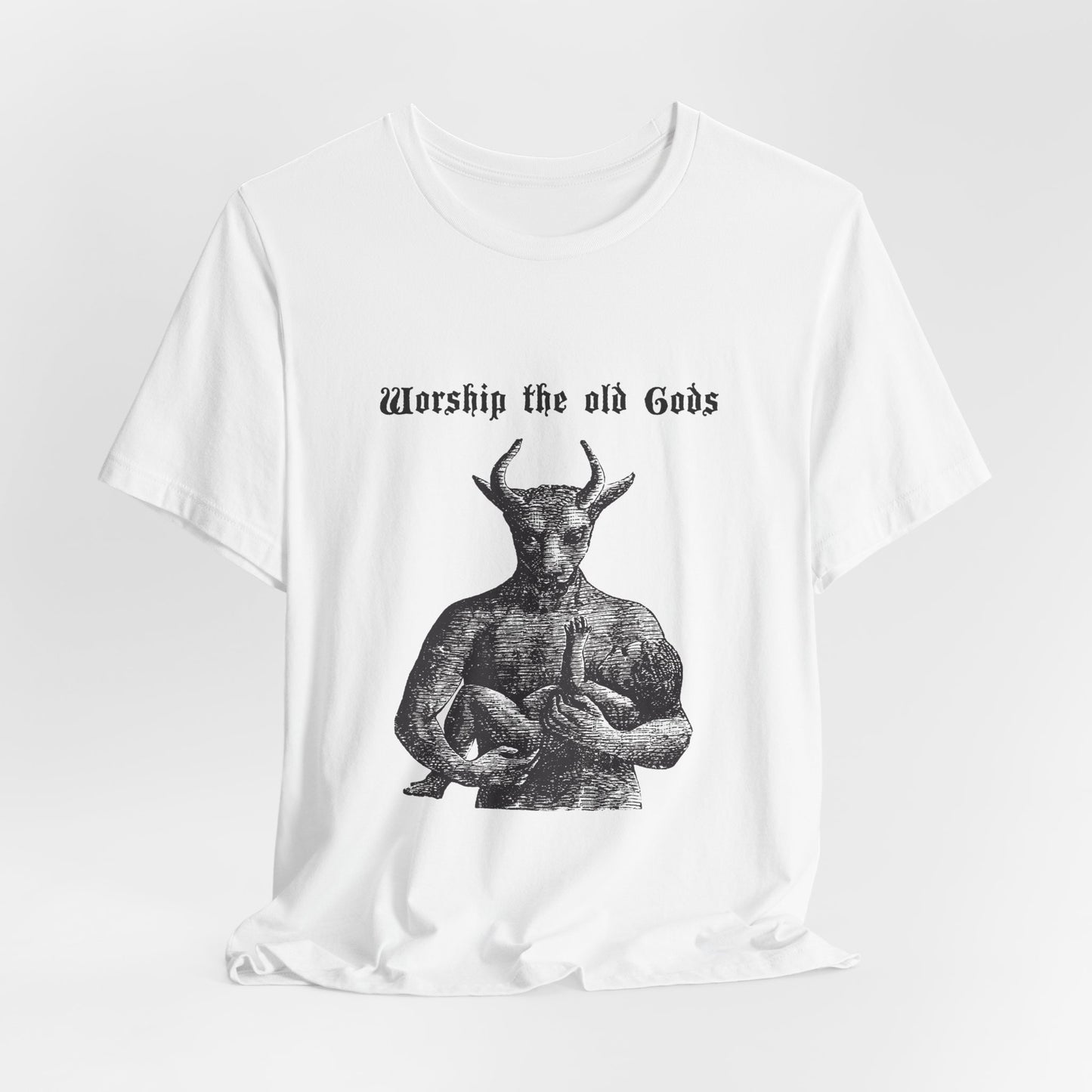 worship the old gods, moloch, baal, human sacrifice t-shirt, pagan, occult