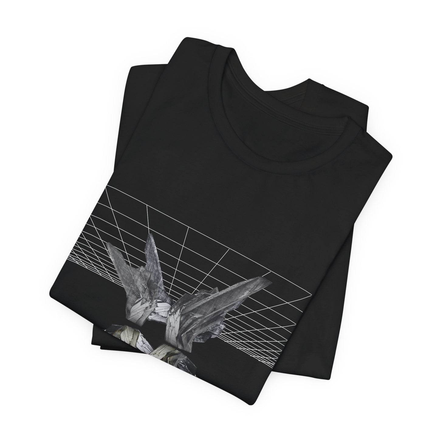 brutalist print tee, futuristic, techno, unisex tshirt