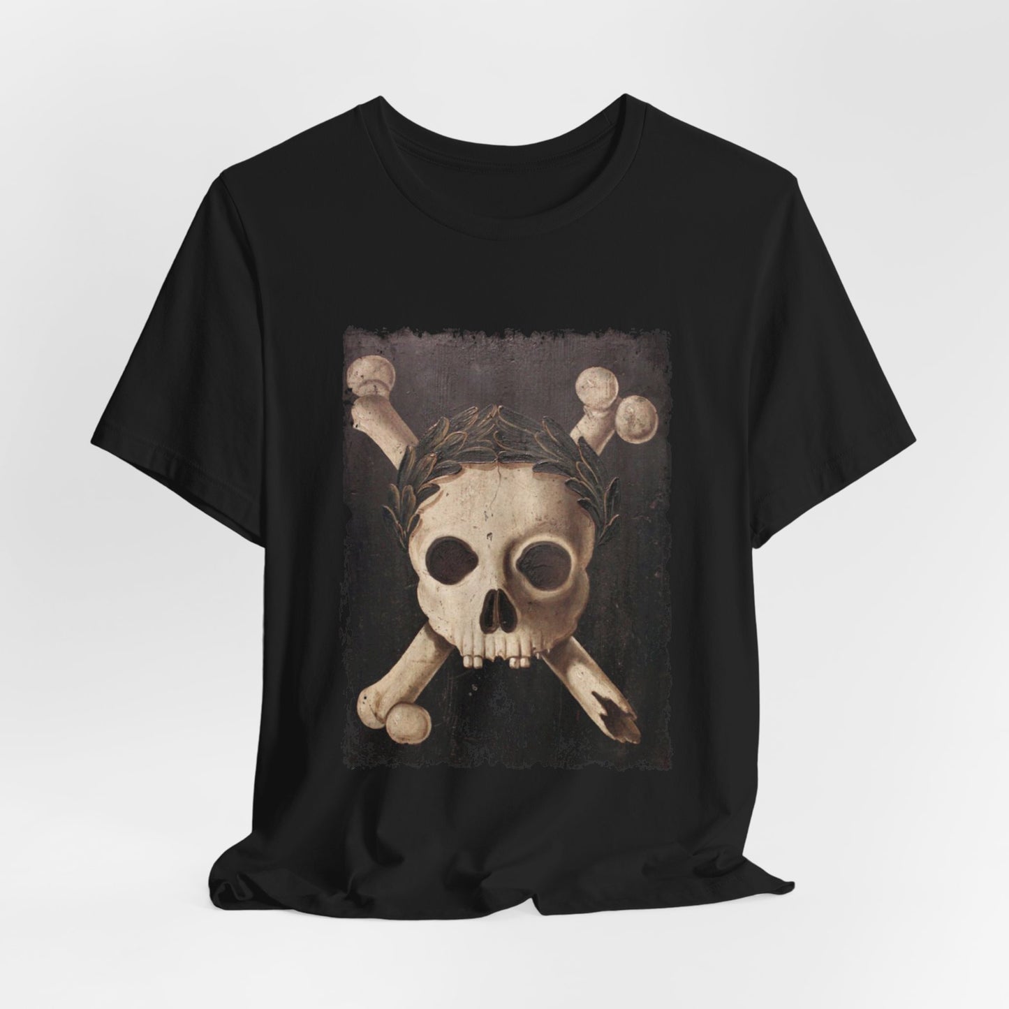 Black Death Skull T-Shirt, Plague Graphic Skull T-Shirt, Medieval Print Unisex Top, Triumph of Death Tee