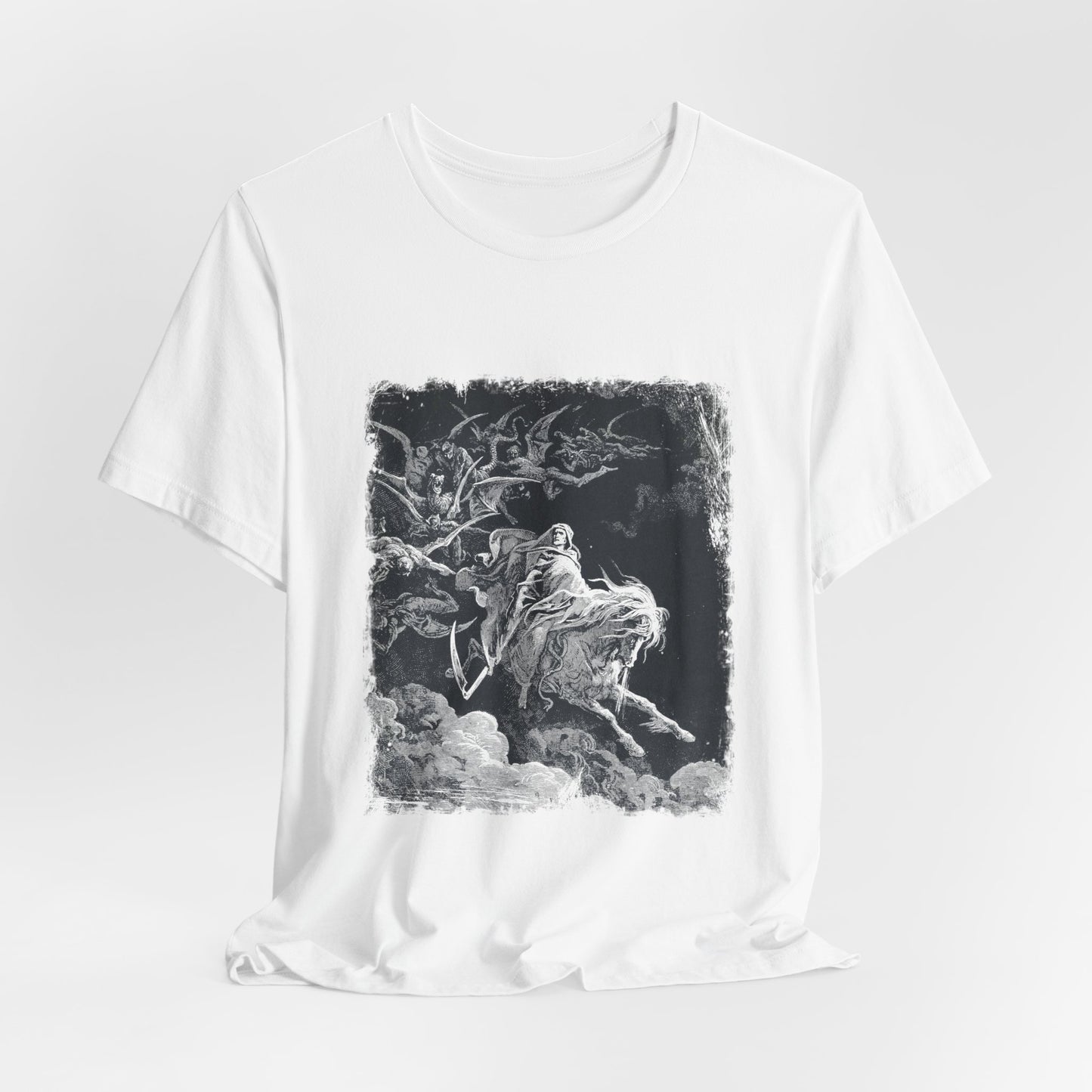 Gustave Doré T-Shirt, Death on the Pale Horse Shirt, Occult T-Shirt, Satanic Shirt, Horseman of the Apocalypse Tee, The Vision of Death Tee