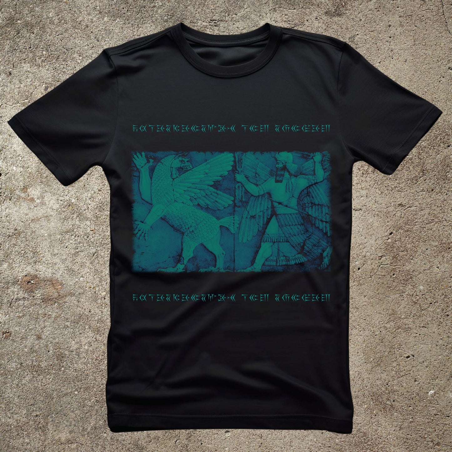 Anunnaki Mythology Shirt, Chaos Monster Graphic Tee, Ancient Sun God Print, Unisex Occult History Top