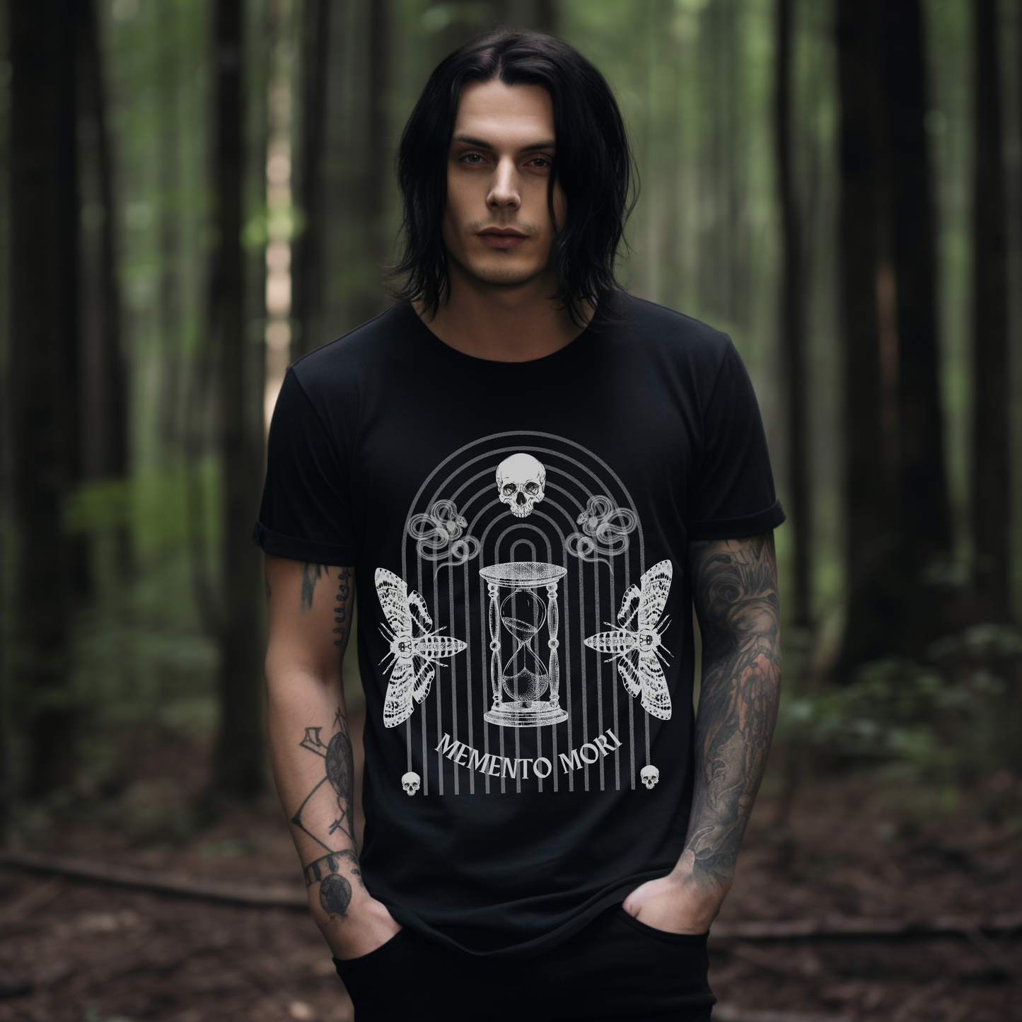 memento mori tshirt, unisex, occult alchemy top