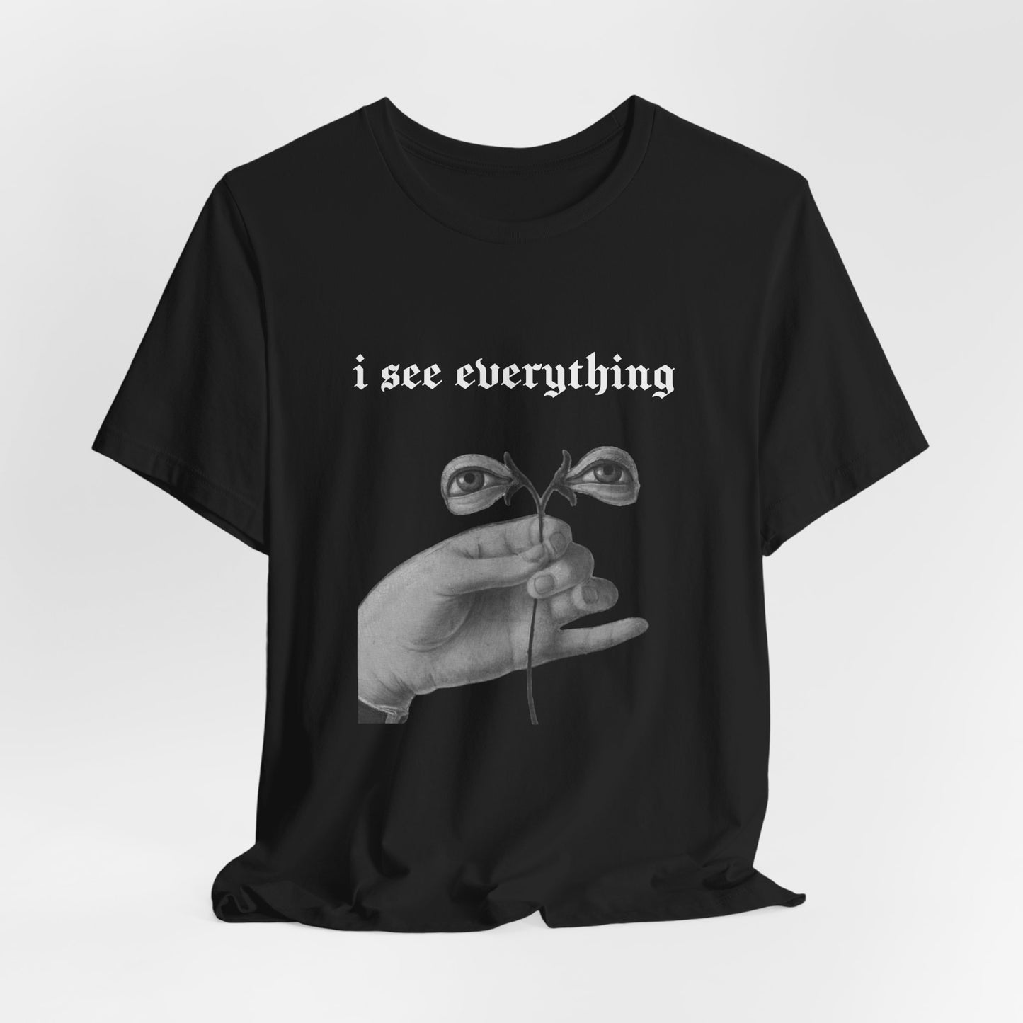 i see everything, sarcastic tshirt, medieval tee, unisex