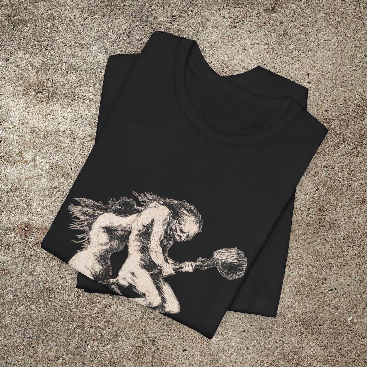 flying witches, witches on the broom,witchcraft, occult, pagan tshirt