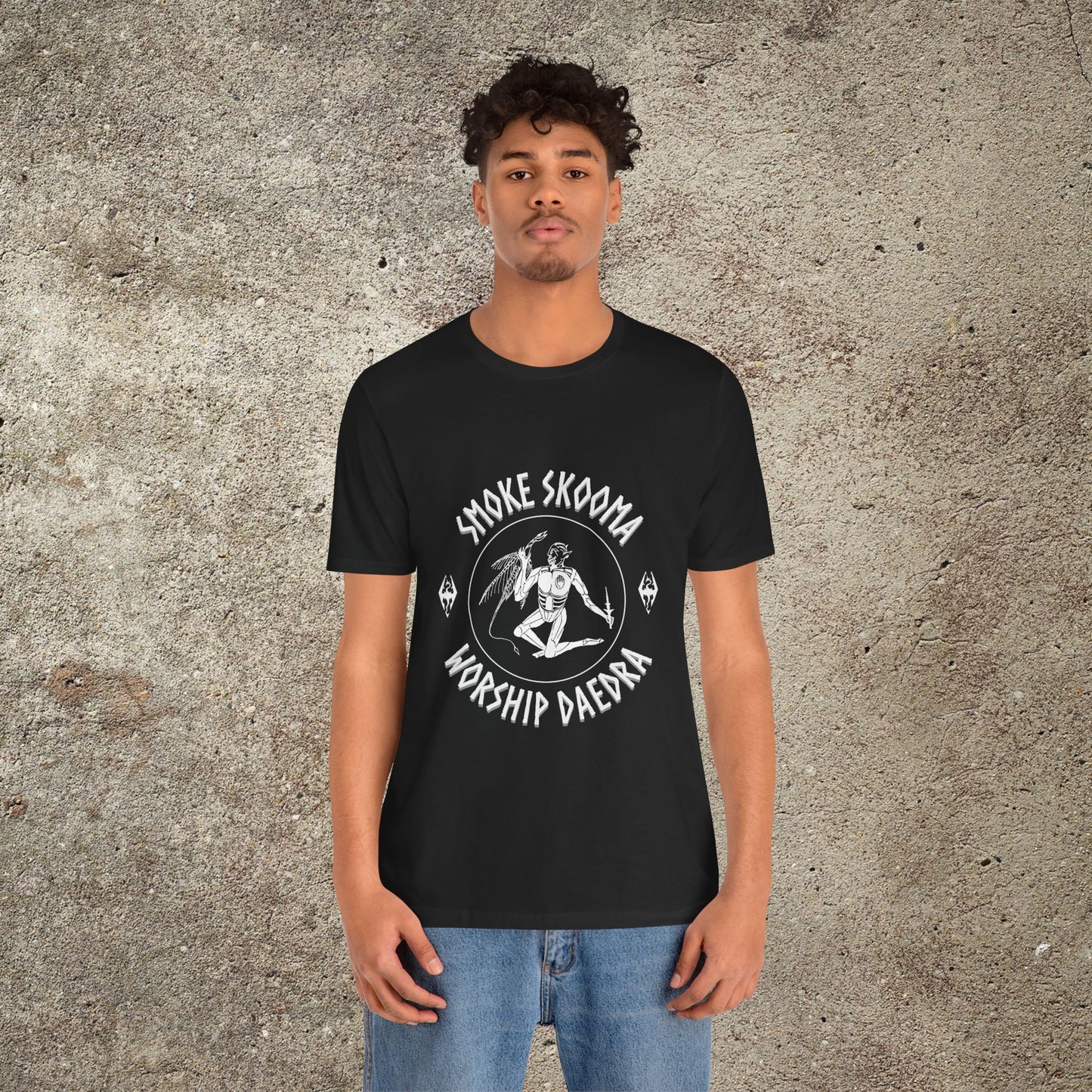 smoke skooma worship daedra, gamer tee, elders scrolls print