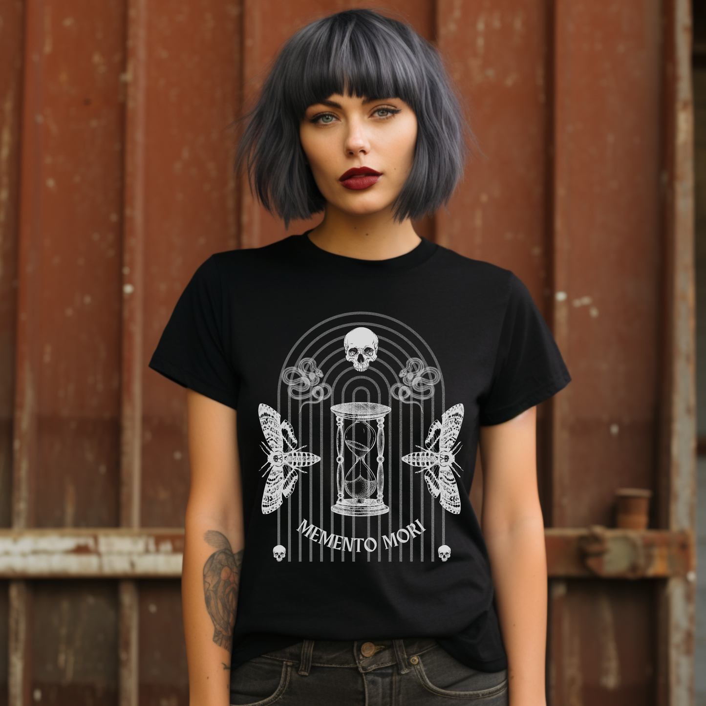 memento mori tshirt, unisex, occult alchemy top