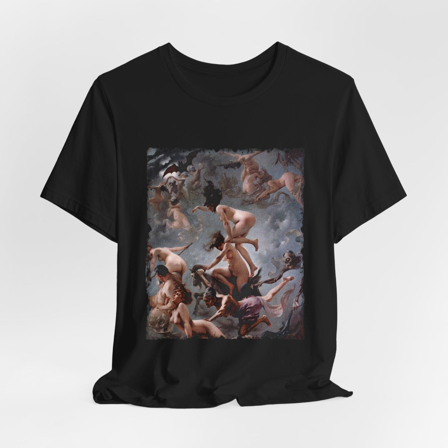 Witches Sabbath Graphic Tee, Witchcraft Sabbath, Victorian Unisex Top, Gothic Print T-Shirt