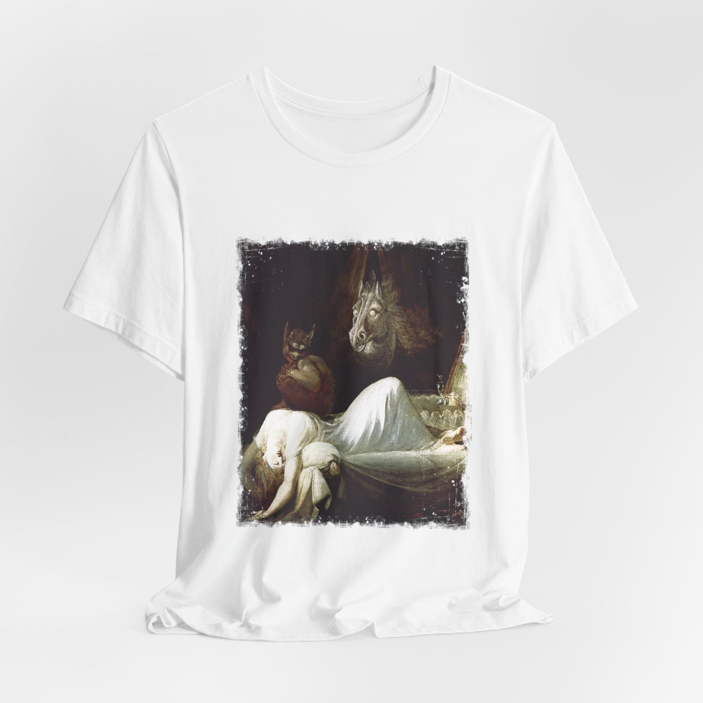 Morbid Horror Fantasy T-Shirt, Incubus Demon Graphic Print, Gothic Unisex Tee