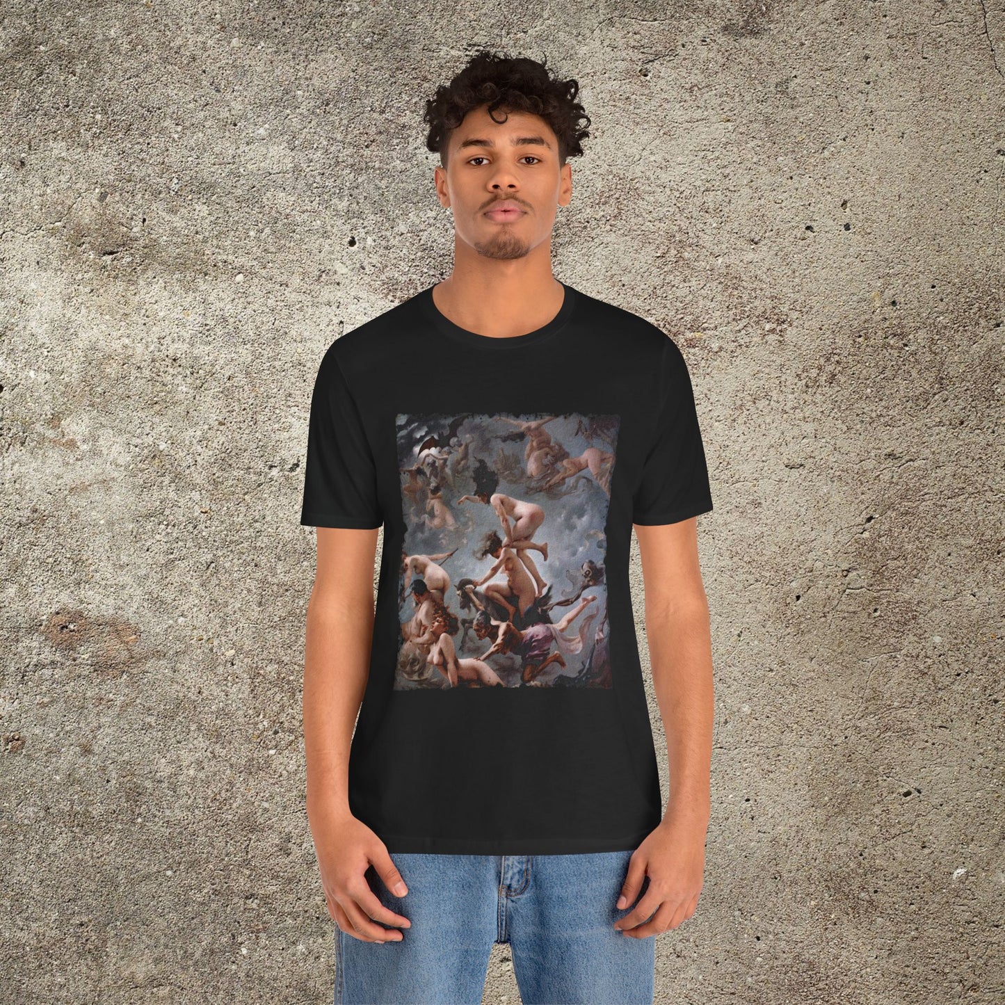 Witches Sabbath Graphic Tee, Witchcraft Sabbath, Victorian Unisex Top, Gothic Print T-Shirt