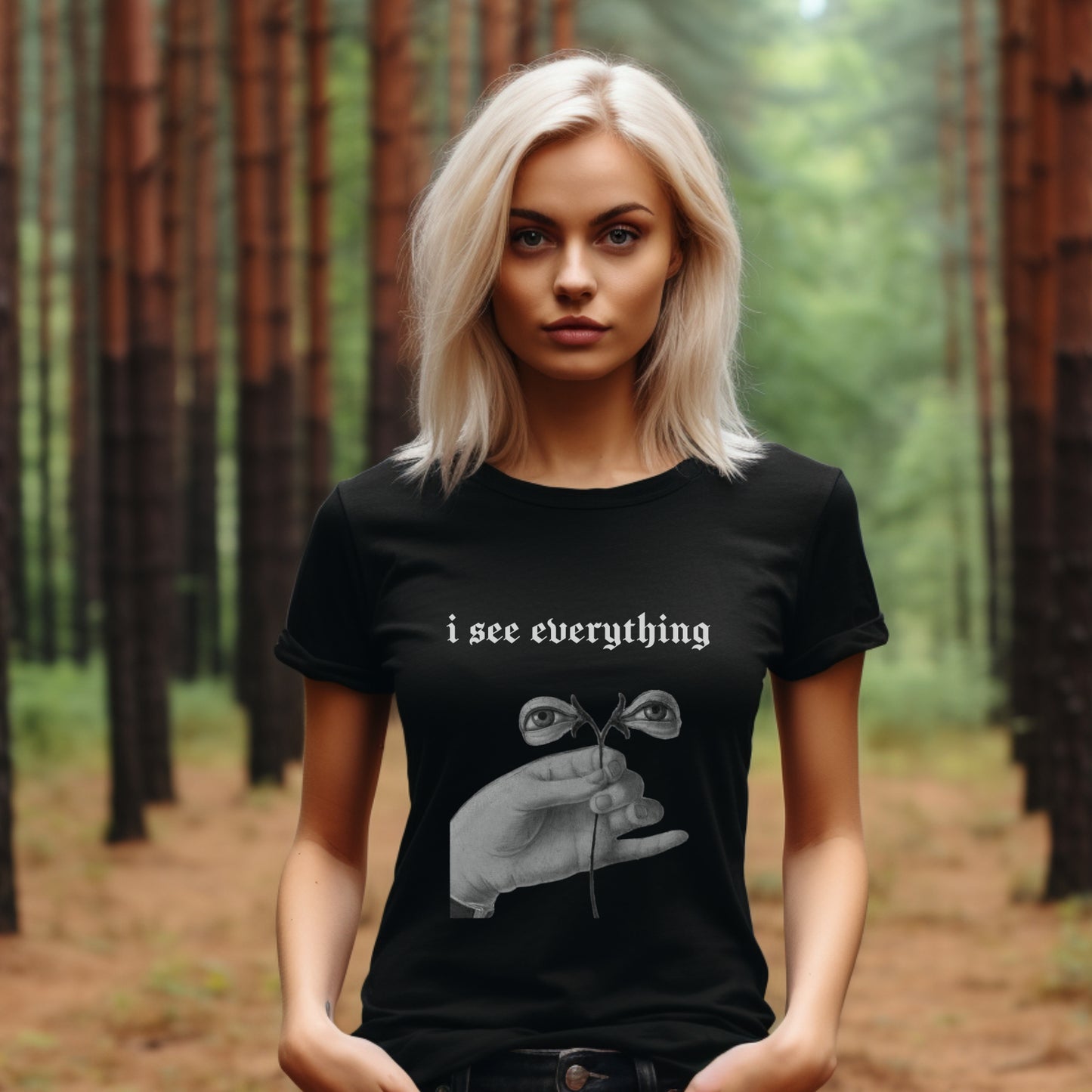 i see everything, sarcastic tshirt, medieval tee, unisex