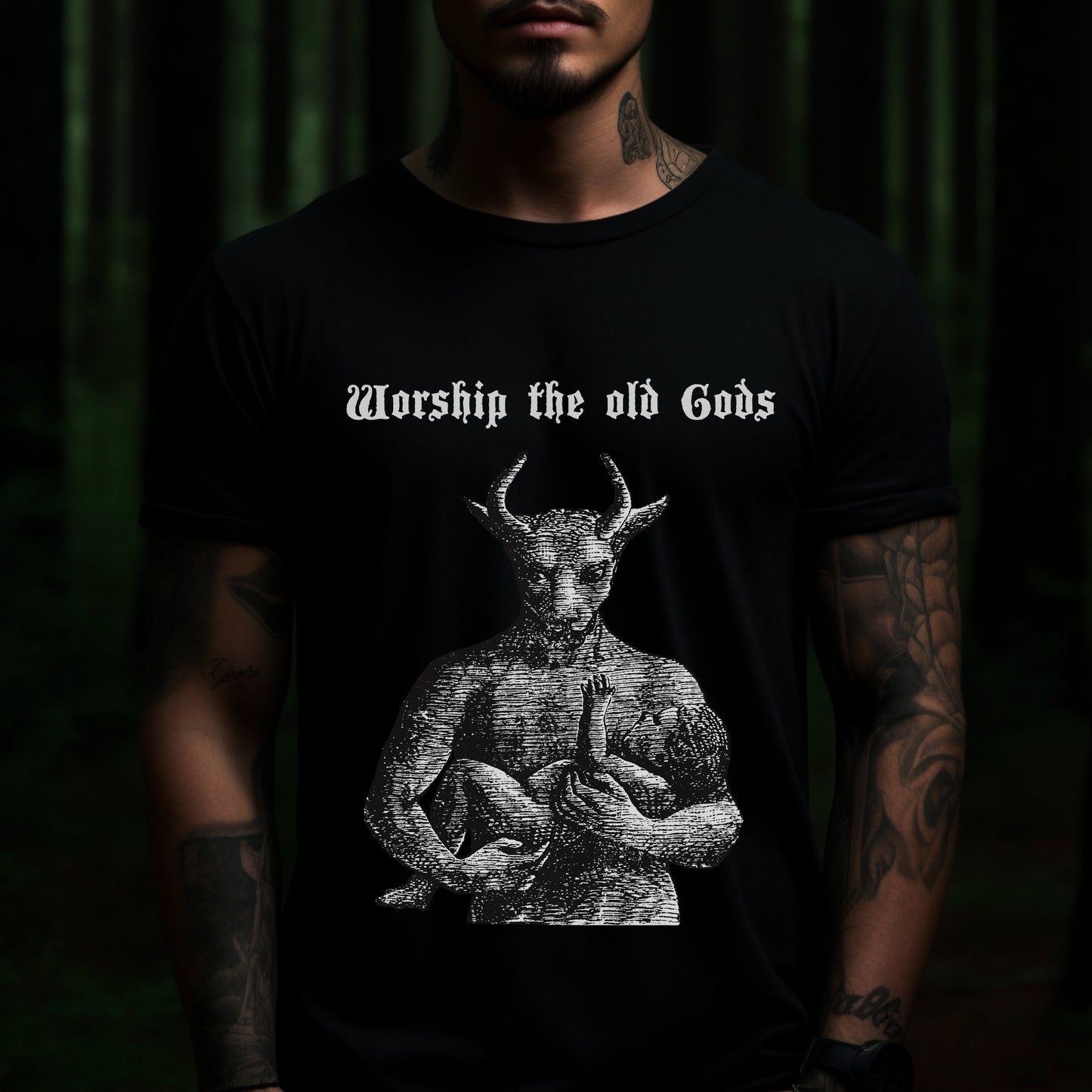 worship the old gods, moloch, baal, human sacrifice t-shirt, pagan, occult