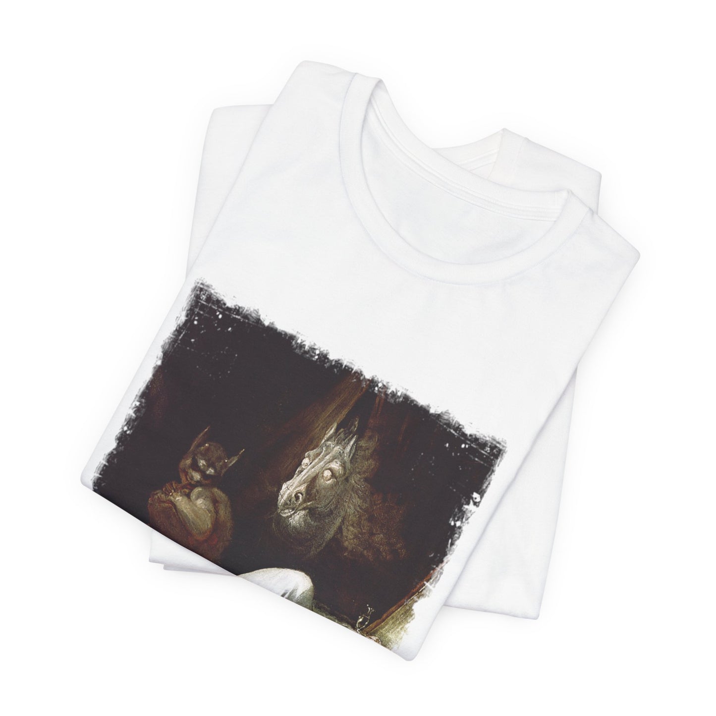 Morbid Horror Fantasy T-Shirt, Incubus Demon Graphic Print, Gothic Unisex Tee