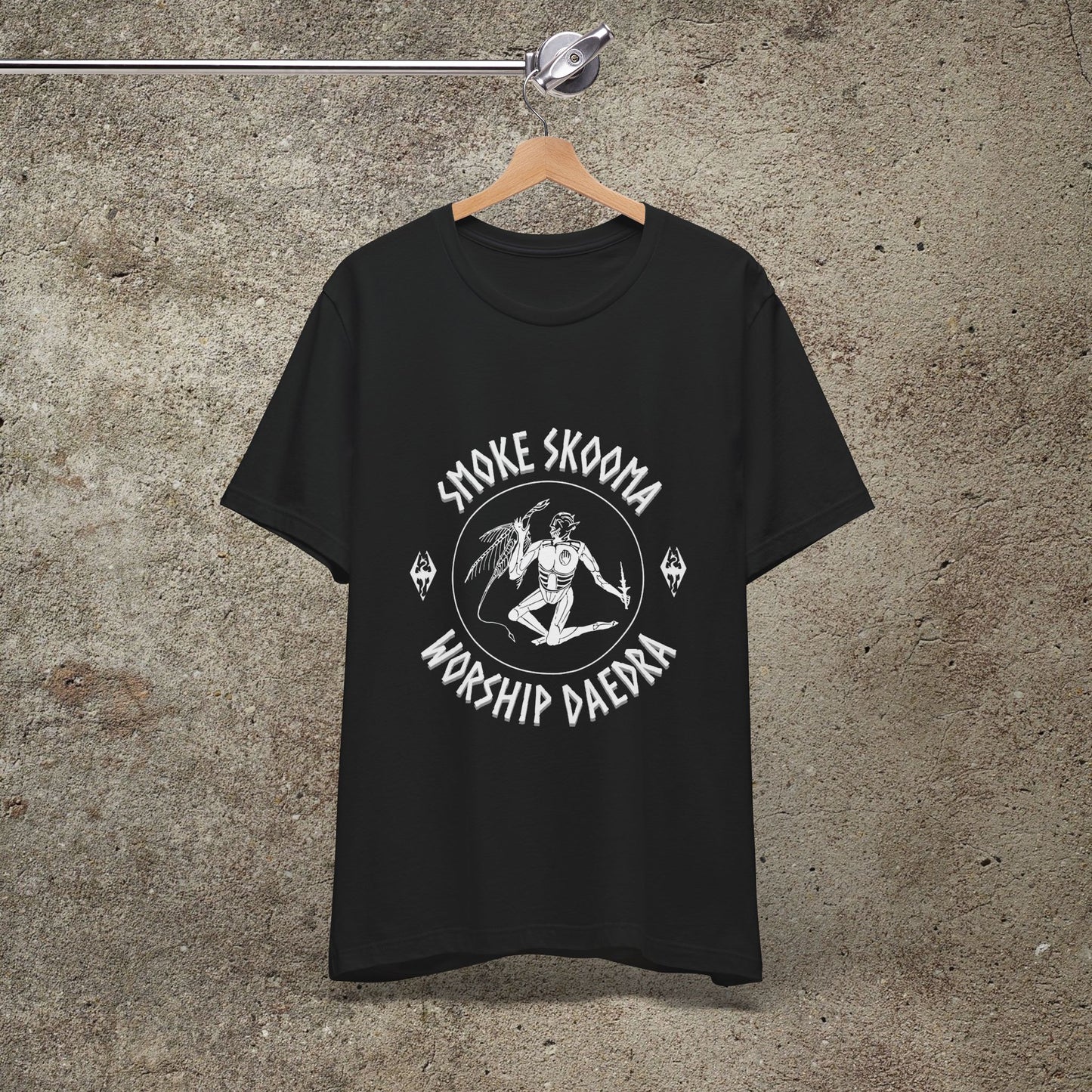 smoke skooma worship daedra, gamer tee, elders scrolls print