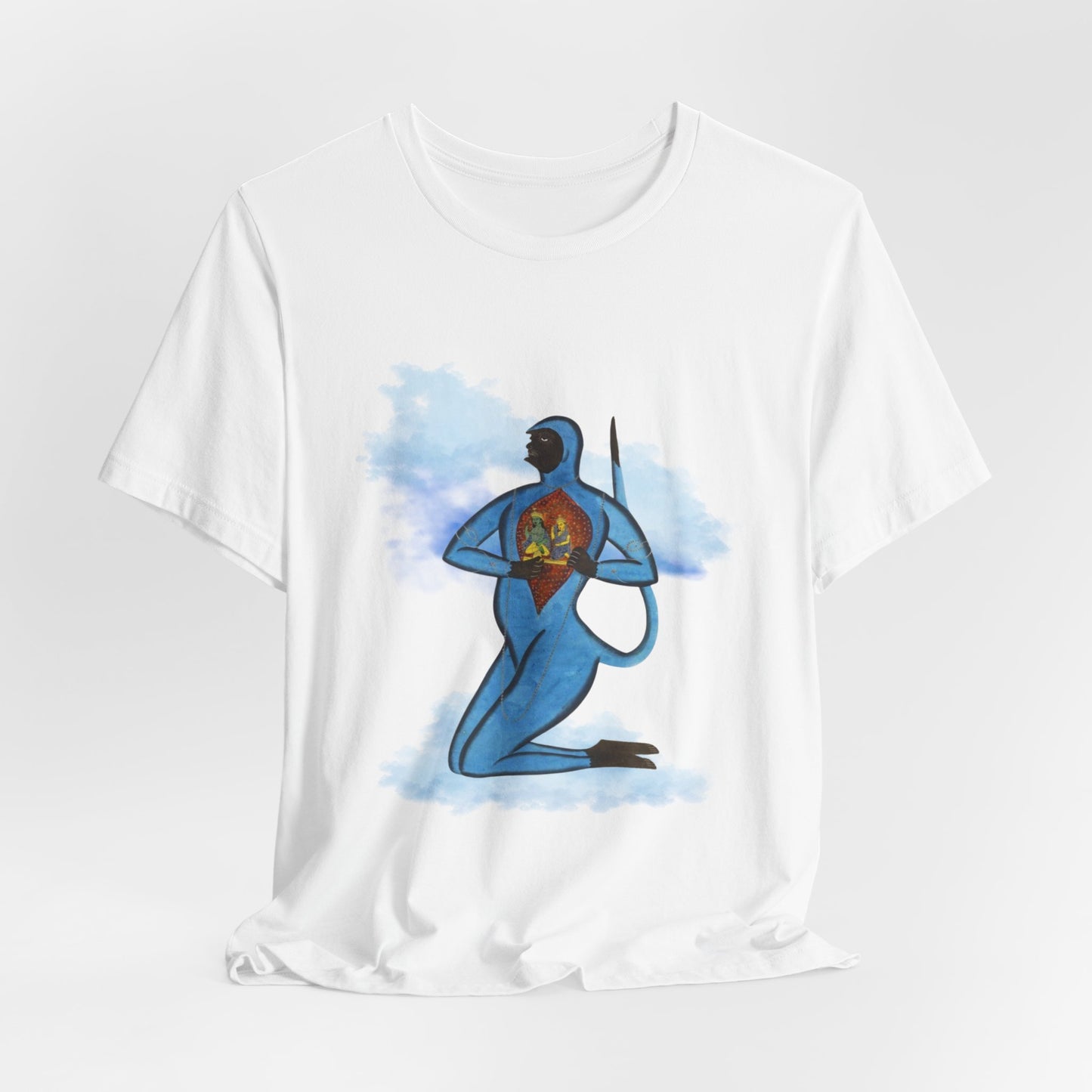 Hanuman Monkey God Spiritual T | Graphic Print Unisex T-Shirt | Rama Ramayana Tshirt | Hindu Hinduism Tee