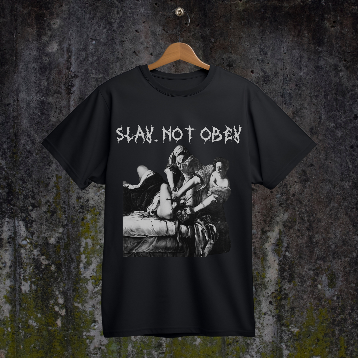 slay not obey, feminist shirt, anti patriarchy tee, judith beheading holofernes, women power tshirt, unisex top