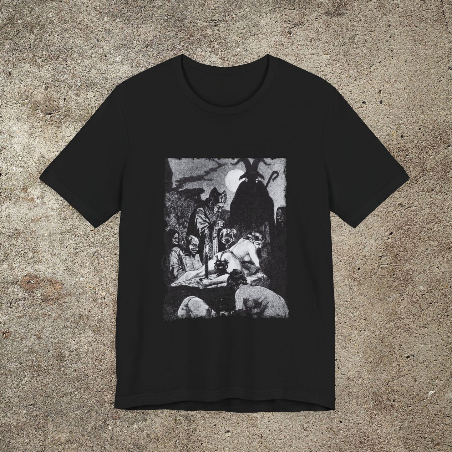 Black Mass Occult T-shirt, Unisex Witchcraft Top