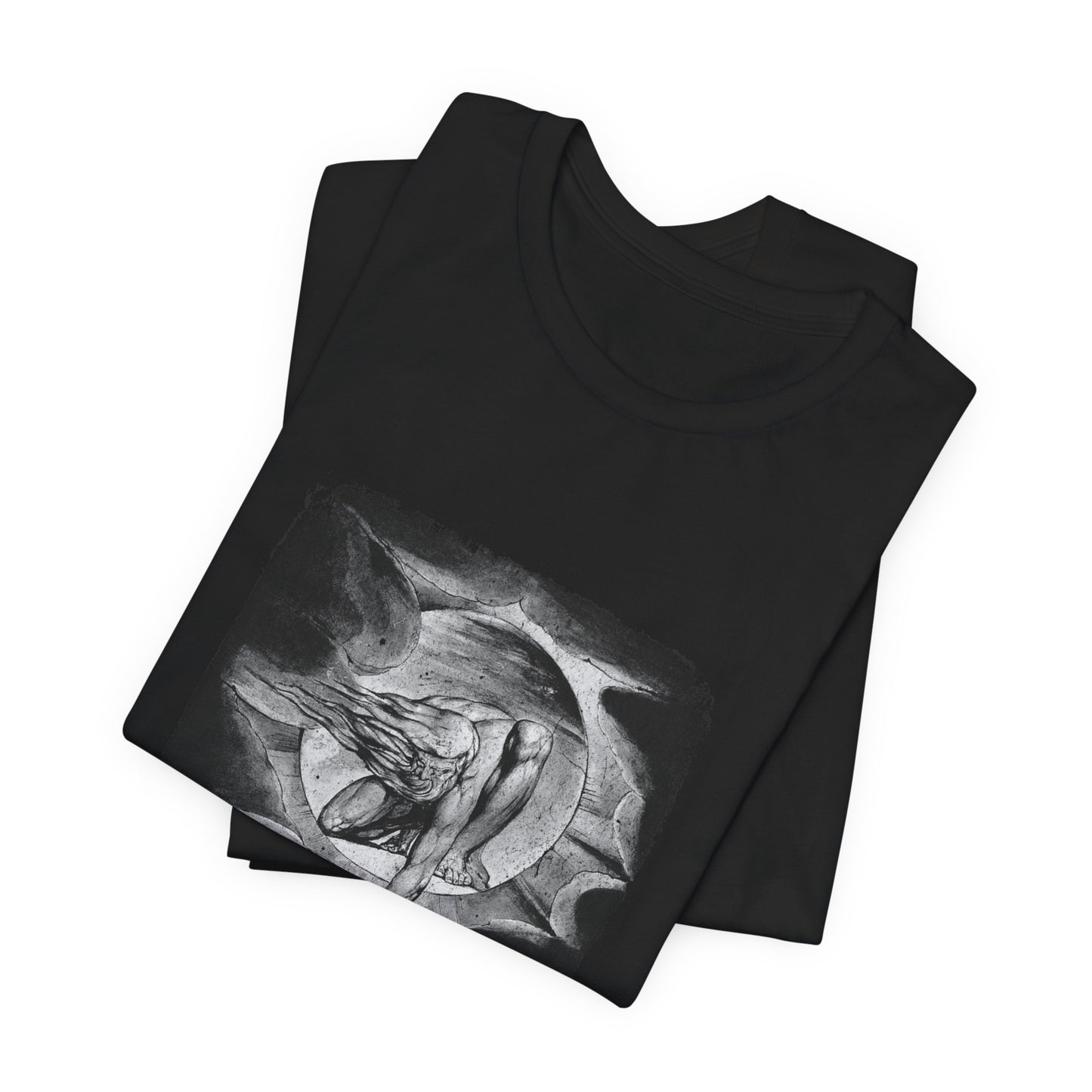 occult graphic tee, urizen print tshirt, mythology print, unisex top