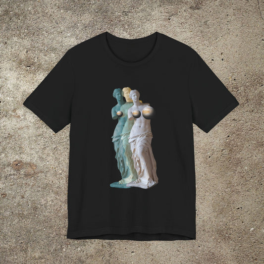 Venus of Milo Graphic Tee, Funny Unisex Graphic Top, Vaporwave T-Shirt