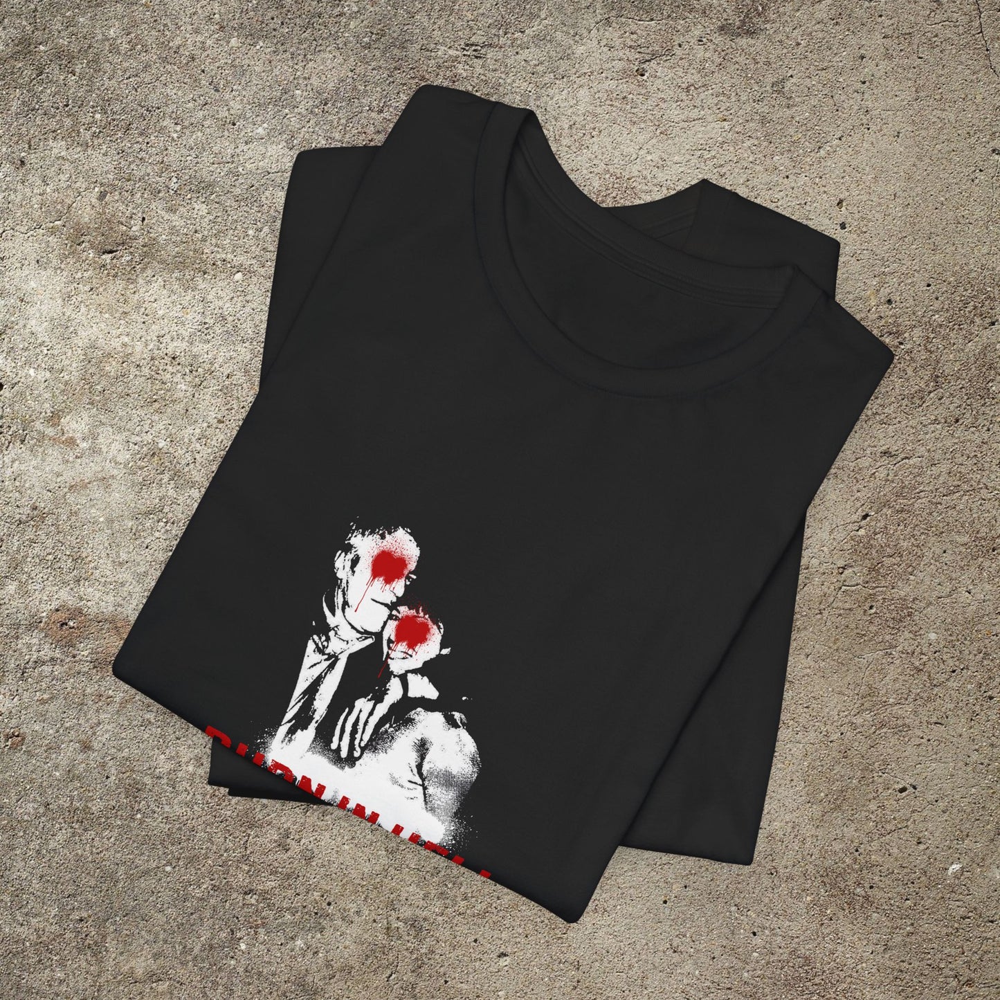 Burn In Hell Epstein Shitpost Shirt, Grphic Print Unisex Tee