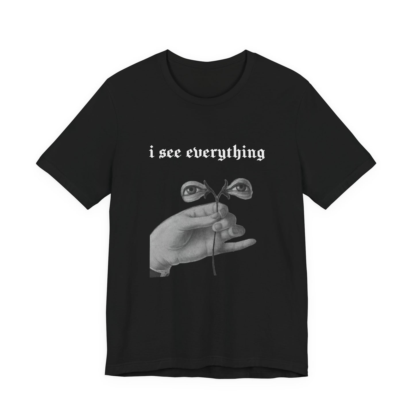 i see everything, sarcastic tshirt, medieval tee, unisex