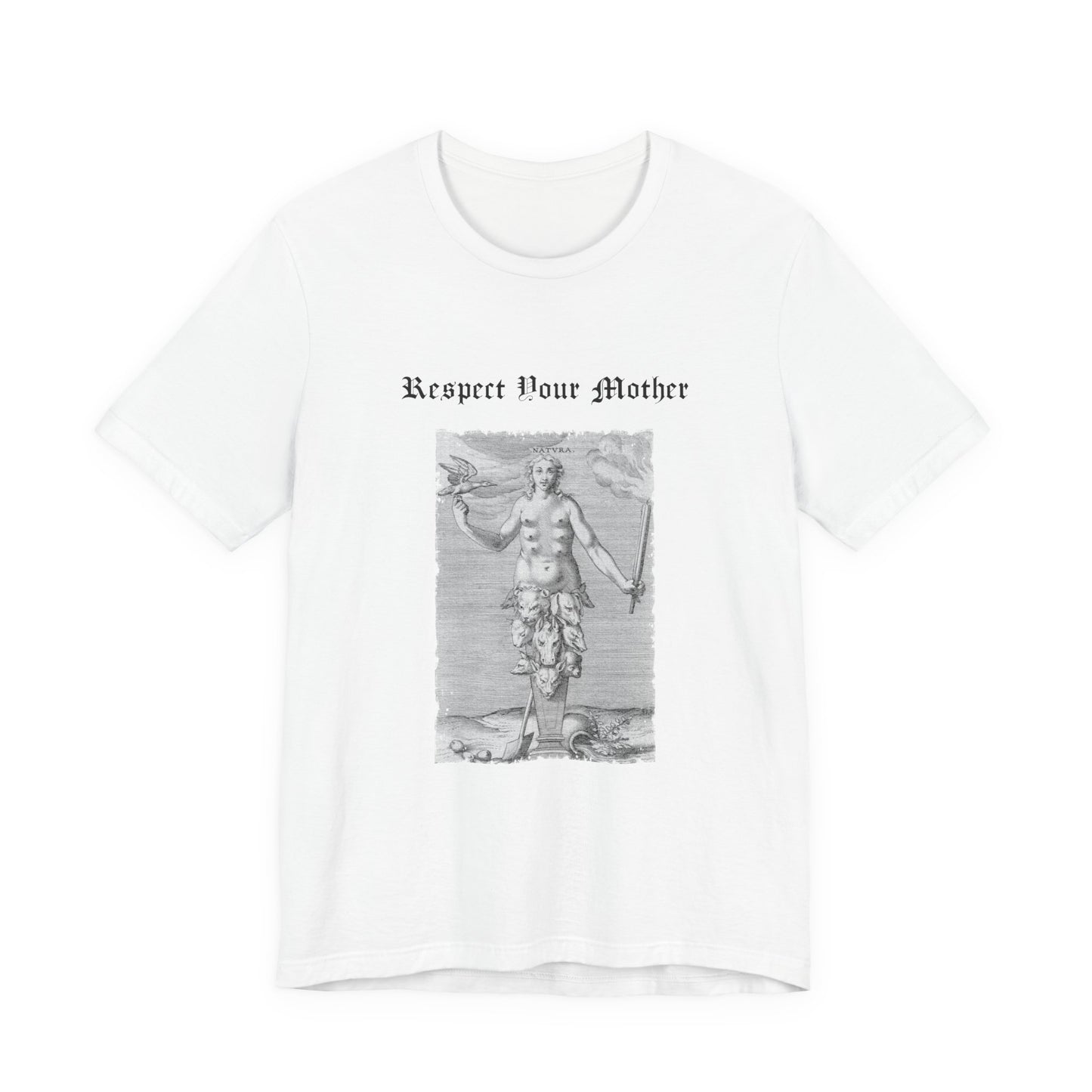 Mother Nature Graphic Tee, Respect Your Mother, Alchemy Print Unisex Top