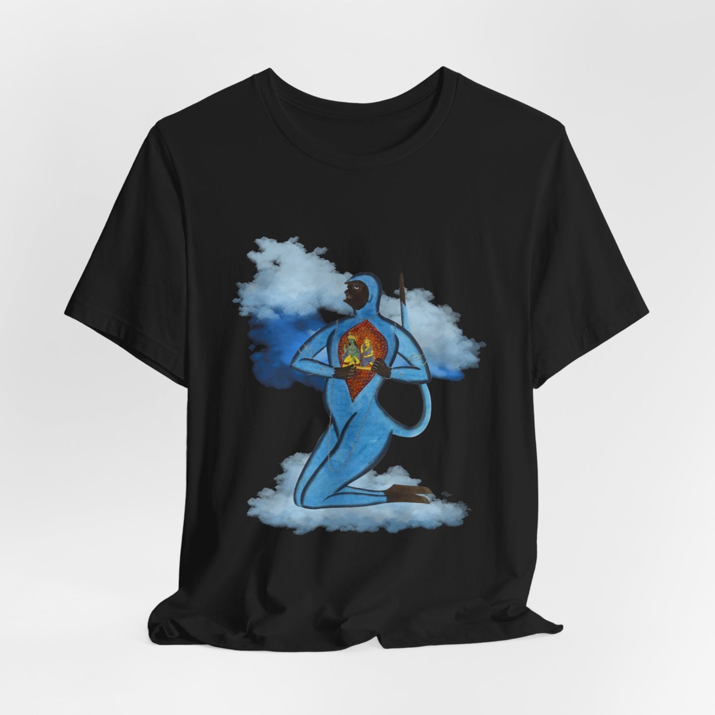 Hanuman Monkey God Spiritual T | Graphic Print Unisex T-Shirt | Rama Ramayana Tshirt | Hindu Hinduism Tee